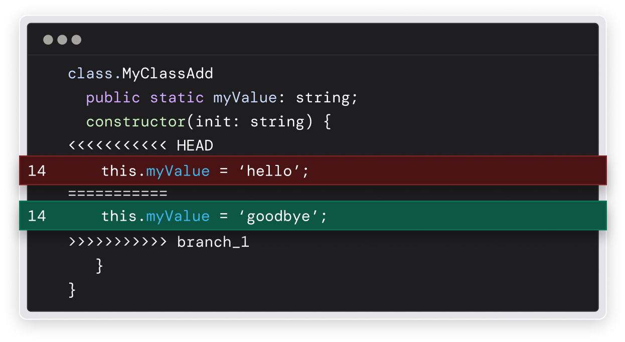 Eliminate merge conflicts